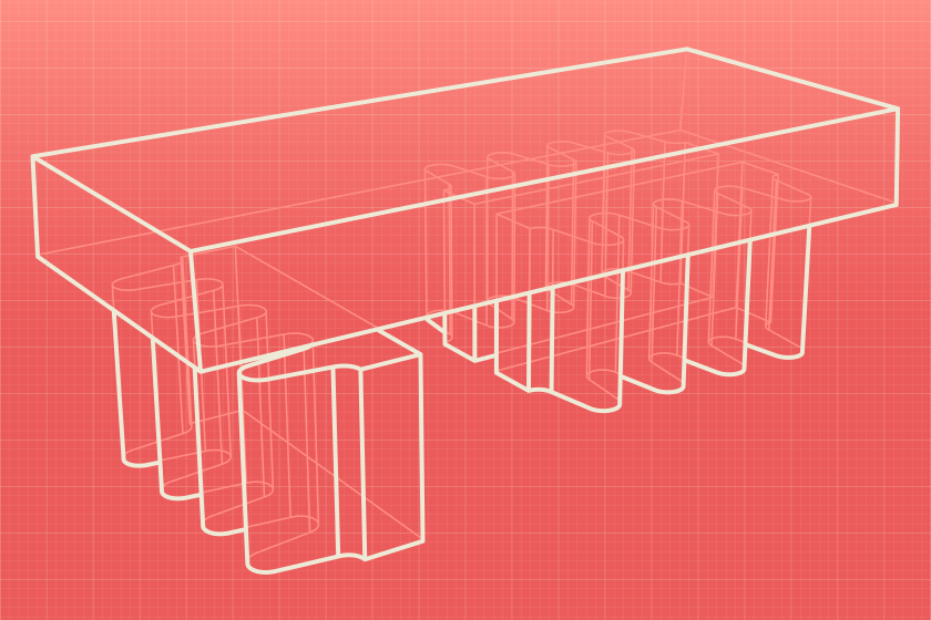 concrete waste table